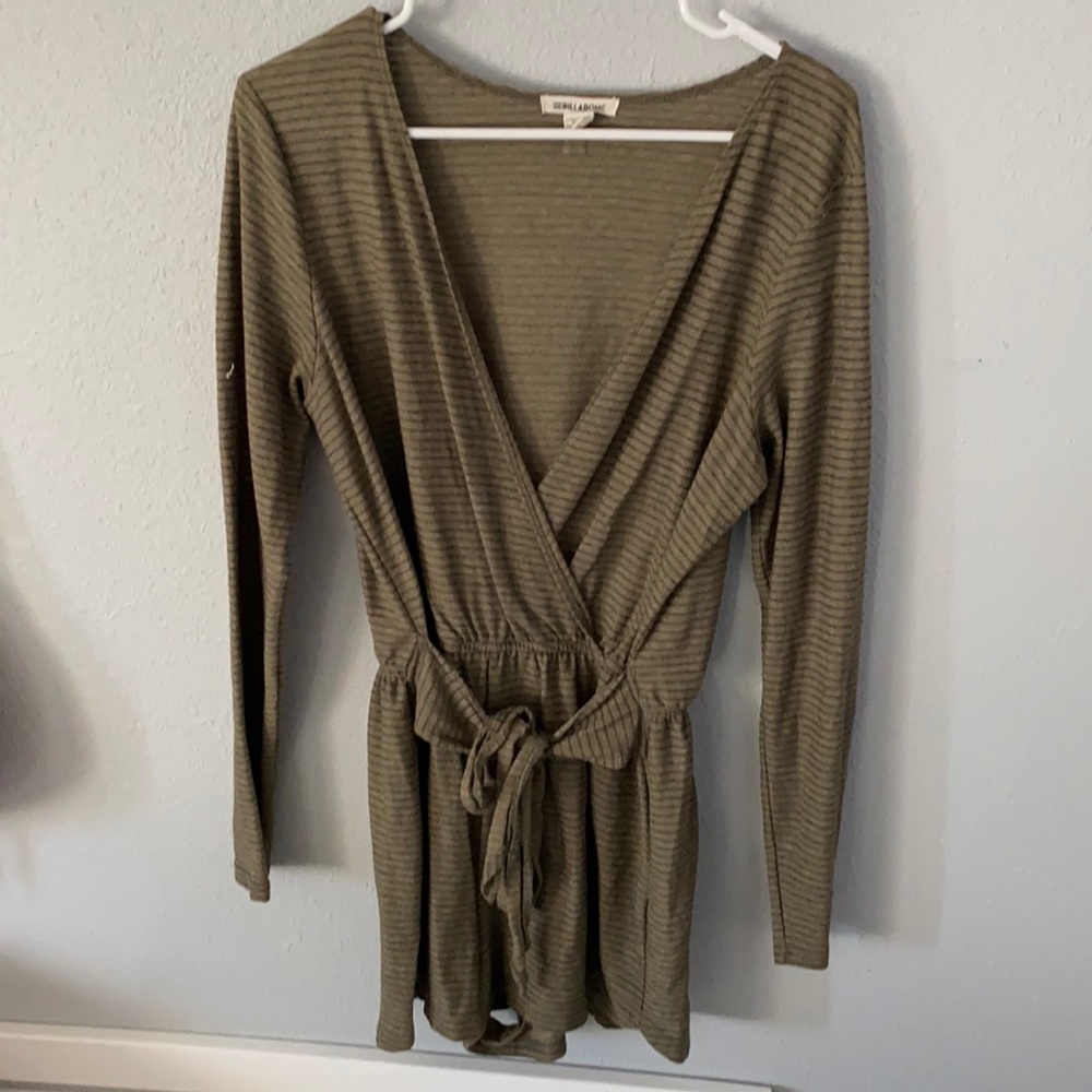 Billabong Tie Front Romper Large